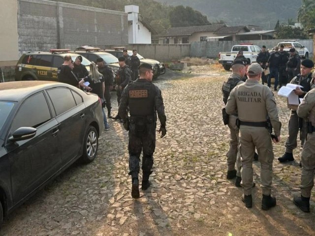 Operao Policial no combate ao trfico de drogas em Rolante