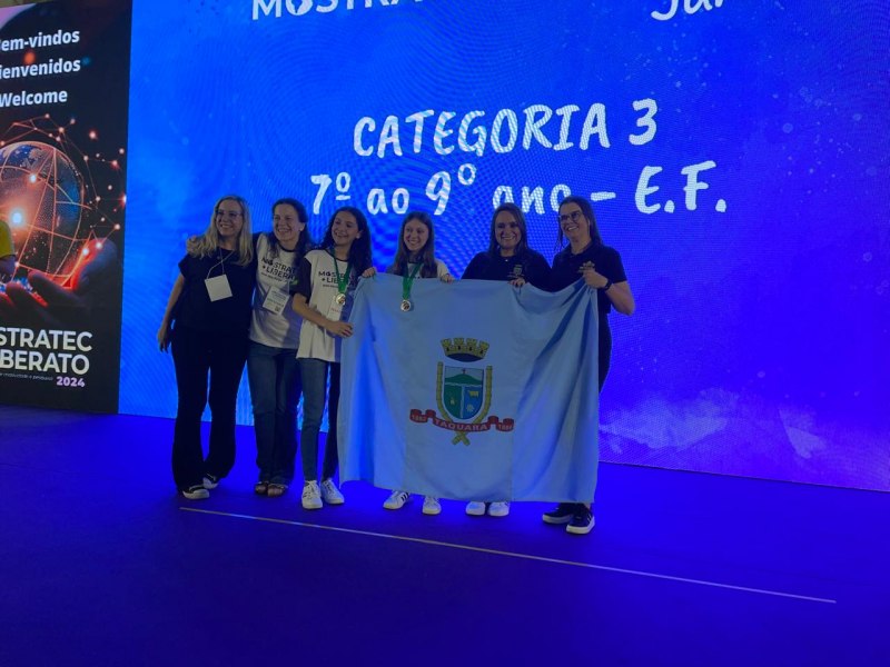 Quatro escolas de Taquara conquistam medalhas na Mostratec 2024