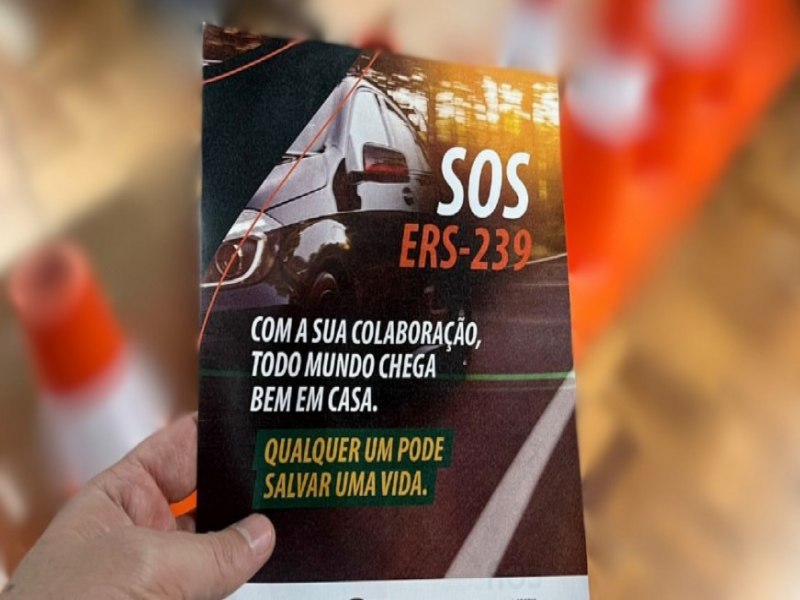 Campanha de conscientizao busca reduzir acidentes na ERS-239