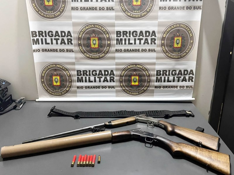 BM apreende trs armas e prende dois homens em Operao de combate ao Abigeato 