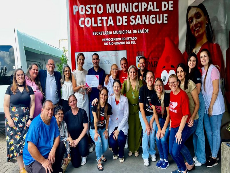 Parob recebe certificao do Hemocentro do Estado