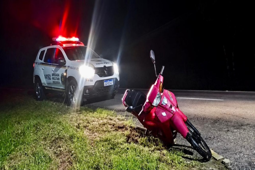 Brigada Militar recupera motocicleta furtada e prende suspeito em Tr�s Coroas