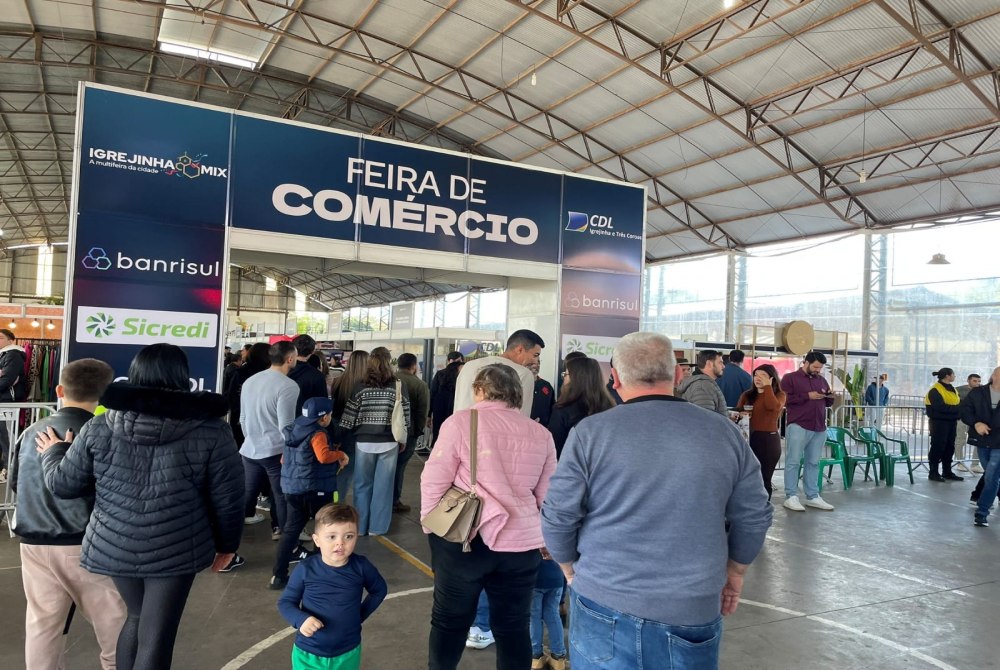 Feira do Com�rcio no Igrejinha Mix conta com 44 expositores e segue at� domingo