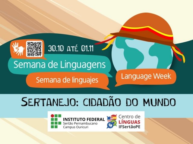 Inscries para Semana de Linguagens esto abertas at o dia 25/10