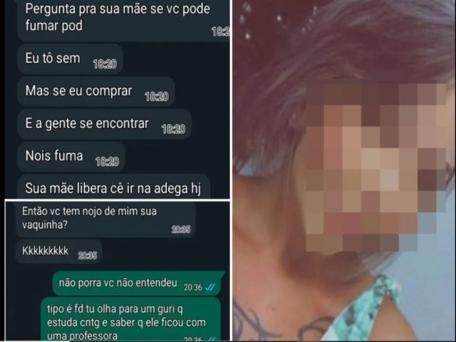 Professora demitida aps beijar aluno convidou outra estudante para fumar