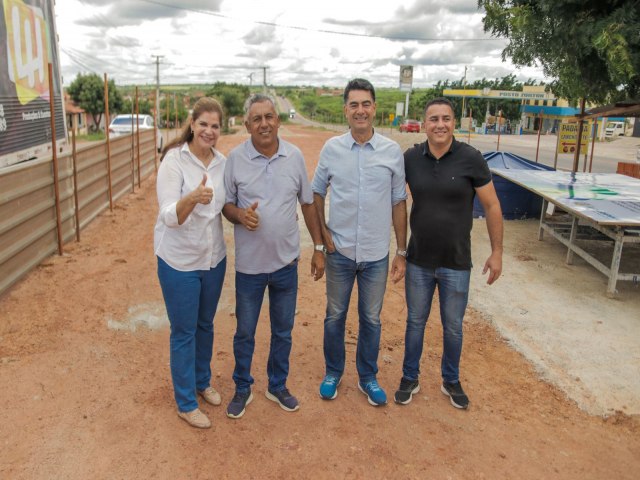 Prefeitura de Araripina inicia construo da nova praa pblica do distrito do Morais