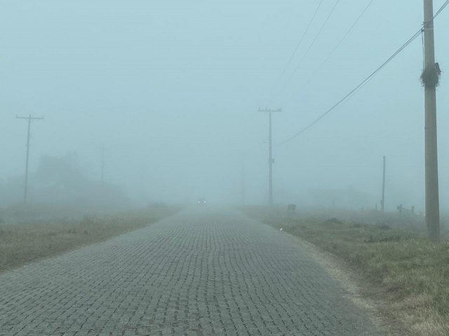 Nevoeiro  é registrado na manhã desta sexta feira em São José do Norte