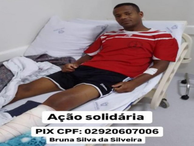 Jogador do E.C. Bujuruense sofre acidente grave durante partida de futebol