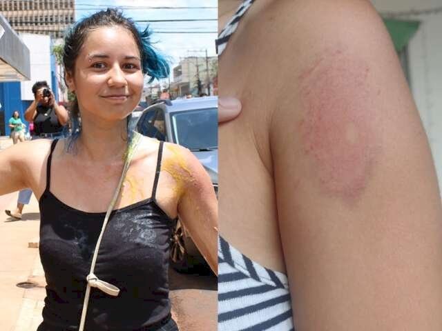 Foi humilhante, diz estudante agredida durante manifestao da UFMS 