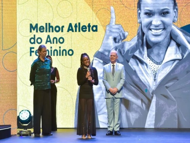 BRASIL Alison dos Santos e Rebeca Andrade ganham Prmio Brasil Olmpico 03 fevereiro 2023 - Por GE