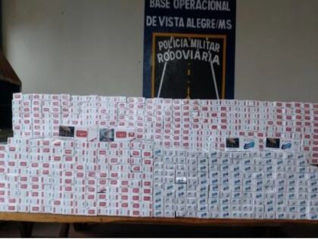 POLCIA Carga de contrabando avaliada em quase R$ 50 mil  apreendida aps perseguio policial 05 fevereiro 2023 - Por Redao