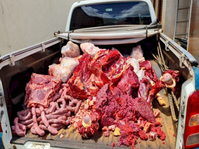 Abate clandestino: fora-tarefa encontra 1 tonelada de carne imprpria em mercado de MS Todo alimento apreendido foi destrudo Publicado em: 16/03/2023 | MIDIAMAX