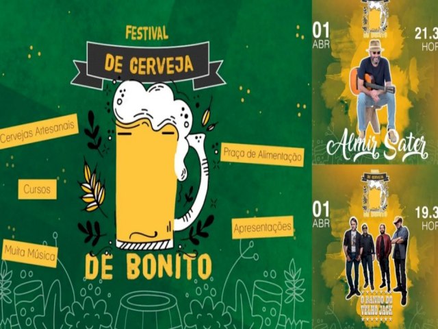 Bonito sedia no final do ms o I Festival de Cerveja Publicado em: 19/03/2023 | DOURADOS AGORA/REDAO