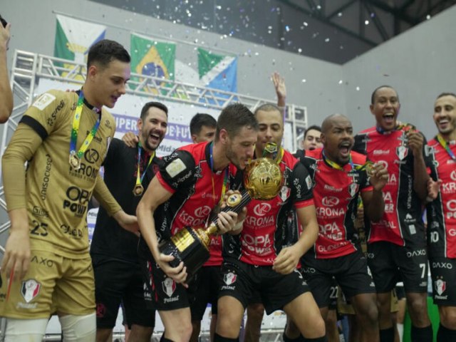 MARACAJU Jogando em MS, Joinville conquista a Supercopa de Futsal e se garante na Libertadores 20 maro 2023 - Por Da Redao