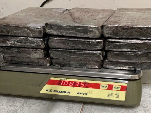 Polcia Federal apreende 11 kg de cocana na rodoviria de Corumb Publicado em: 01/05/2023 | DOURADOS AGORA/REDAO