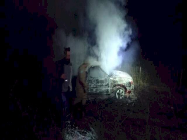 Caminhonete  destruda por incndio aps capotagem na BR-060 Acidente ocorreu no trecho entre Chapado do Sul e Paraso das guas Publicado em: 13/05/2023 | CAMPO GRANDE NEWS