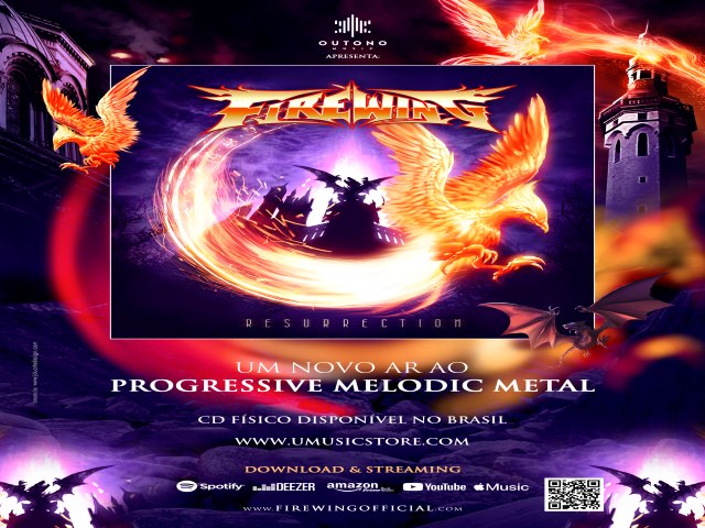 FireWing atinge números expressivos com o álbum Resurrection e lança versão especial no Brasil