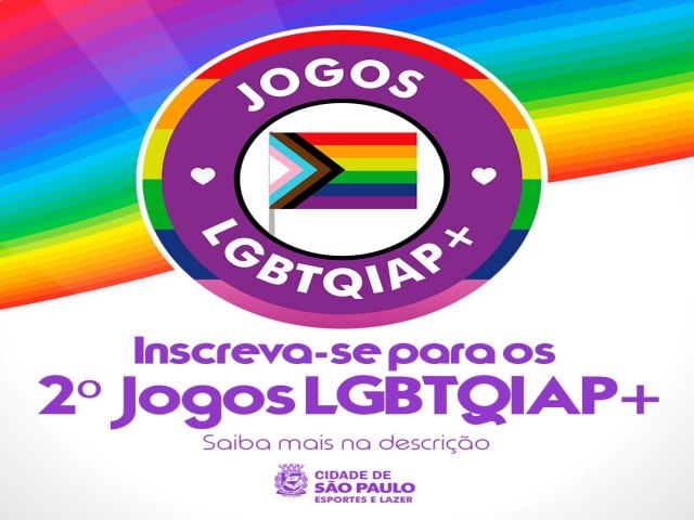 Prefeitura abre inscries para o 2 Jogos LGBTQIAP+