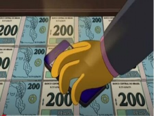 Episdio de Os Simpsons lanou nota de R$ 200 antes do governo