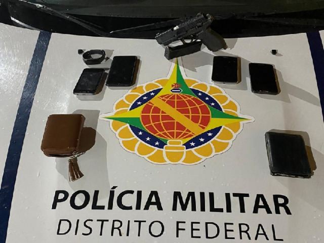 No para. PMDF apreende jovem suspeito de roubar coletivo na BR 070.