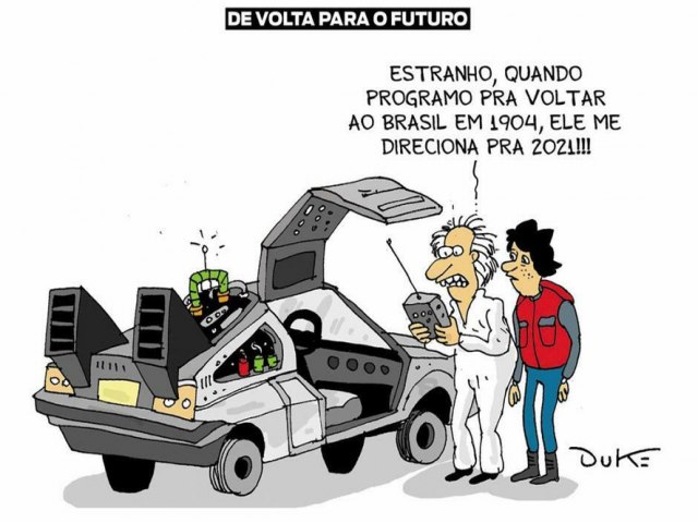 De volta para o futuro. Desse mudelu. KKKKKKKK