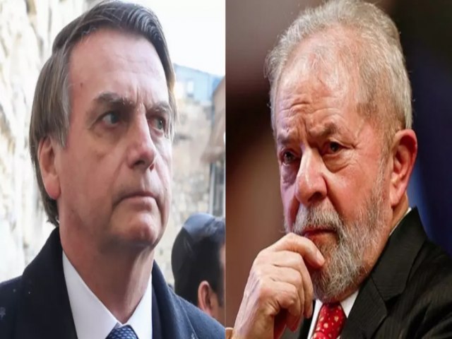 Pesquisas mostram disputa acirrada, mas Bolsonaro goleia Lula nas redes sociais.