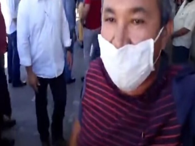 Revoltante!!! Homem que confrontou Lula no Piau teve celular quebrado e bicicleta amassada por petistas.