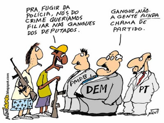 Esculhambao da peste! Enriquecidos com o Fundo, os partidos ainda devem R$ 100 milhes aos cofres pblicos.