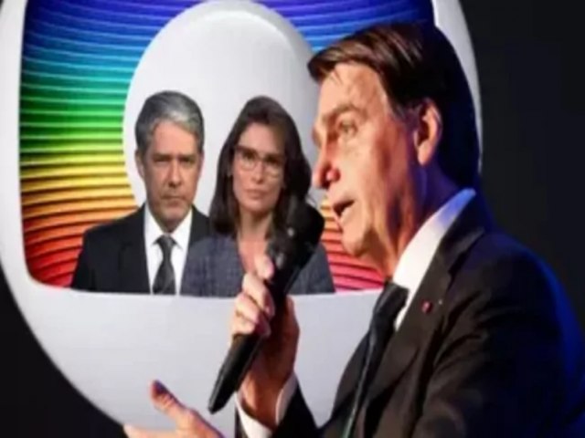 Ele no foi hipcrita. Bolsonaro manda recado a Globo. Te vira Globo. Ou paga ou t fora. 