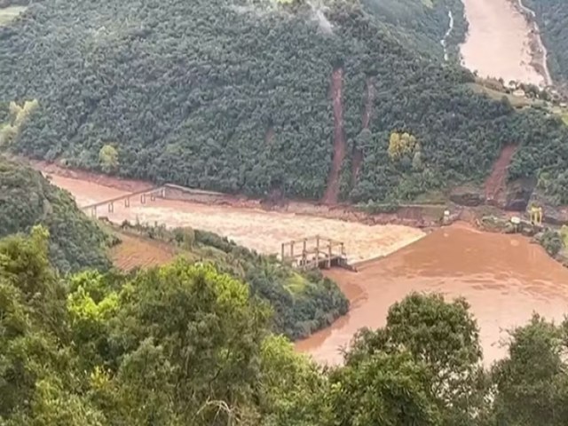 Alerta no Rio Grande do Sul: cinco barragens em estado crtico