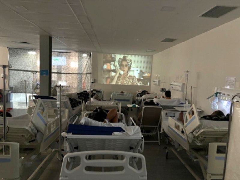 Cineminha leva alegria e acolhe pacientes no HSol