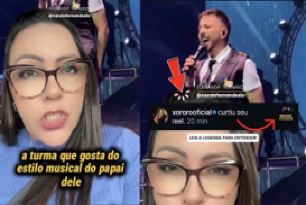 Ent�o...Xoror� curte cr�tica ao seu filho 