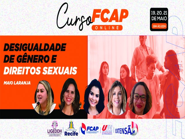 FCAP/UPE promove minicurso online para debater desigualdade de gnero