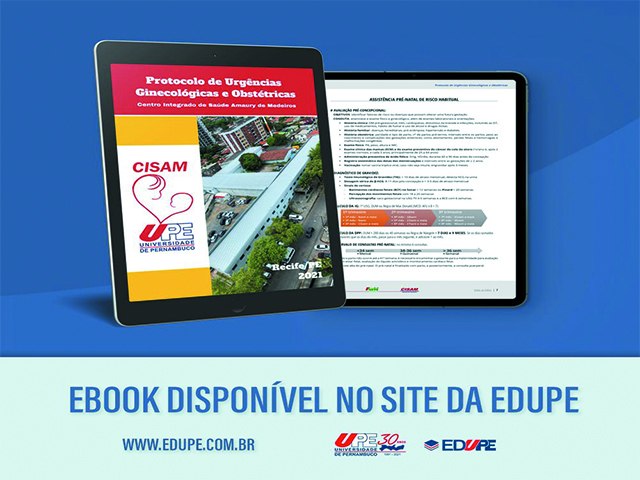 Cisam/UPE lança Protocolo de Urgências Ginecológicas e Obstétricas em e-book gratuito pela Edupe