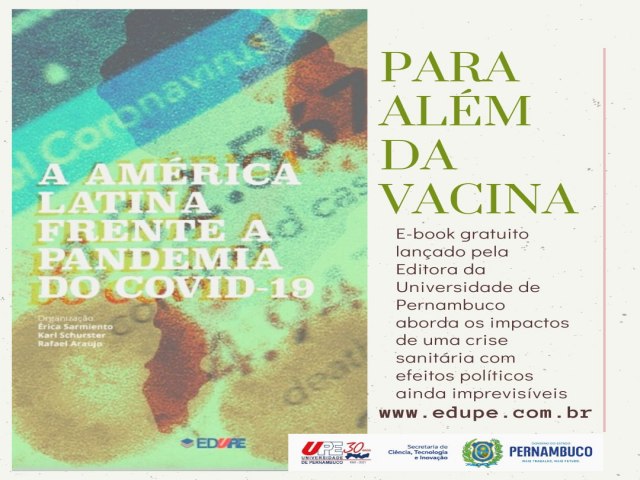 Livro da Editora da Universidade de Pernambuco aborda os impactos da pandemia de Covid-19 na Amrica Latina
