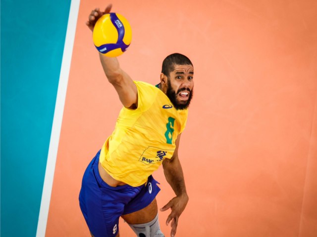 Brasil estreia com vitria no tie-break pelo Mundial de Vlei