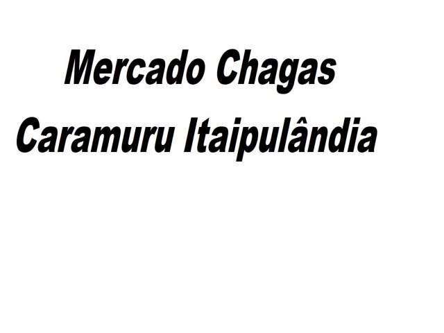 Mercado Chagas
