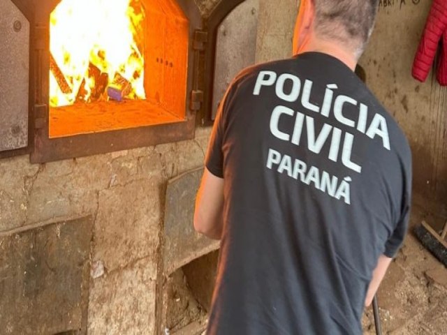 Polcia Civil incinera uma tonelada de drogas em So Miguel do Iguau