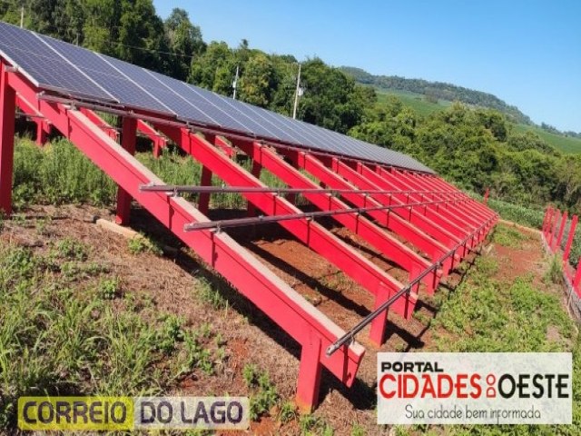 75 placas solares so furtadas em propriedade rural de Entre Rios do Oeste, na divisa com Santa Helena