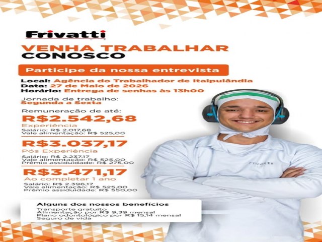 #OPORTUNIDADEDEEMPREGO🚨📢 