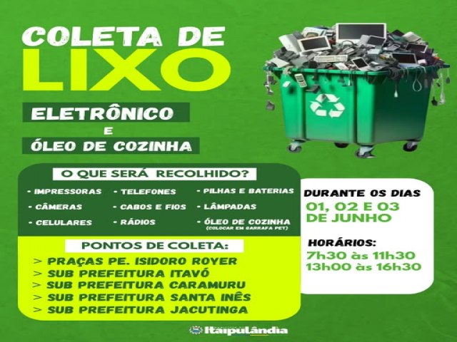 #LIXOELETR�NICO 🌱♻️ 