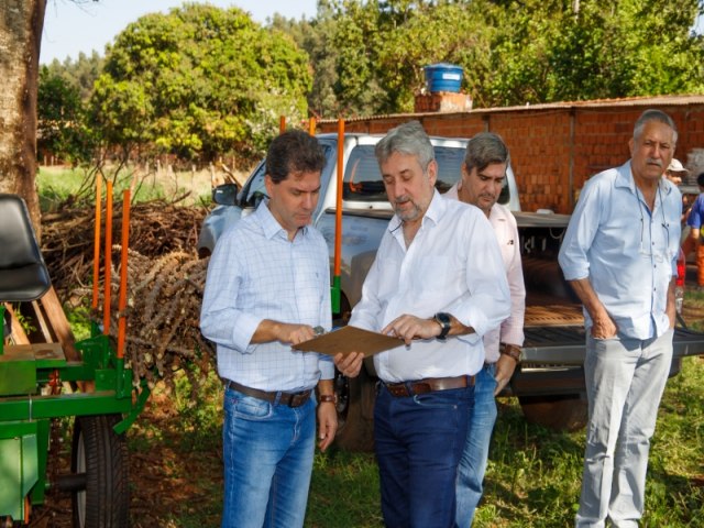 Prefeitura disponibiliza novos maquinrios para a Agricultura Familiar 