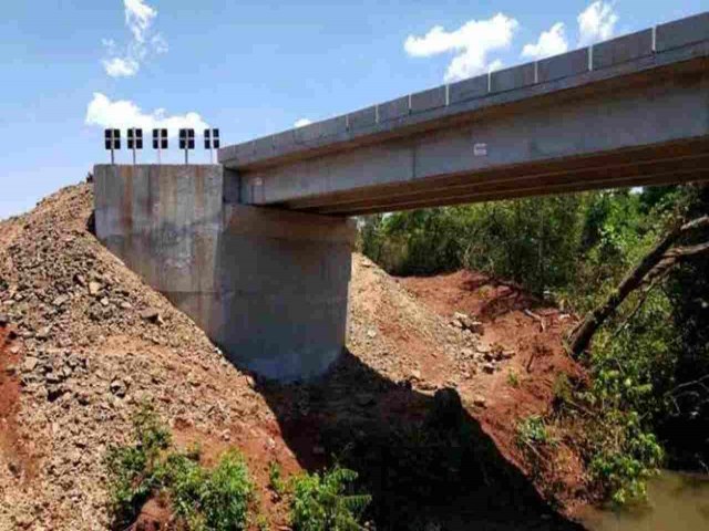 Estrada vicinal que liga Sidrolndia a Maracaju deve ganhar ponte de concreto com 30 metros