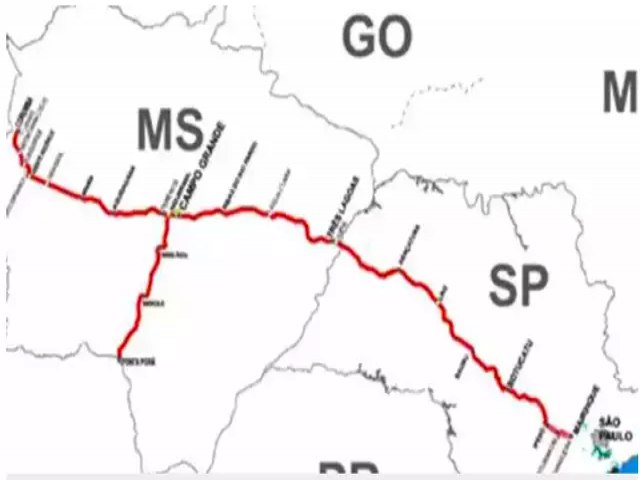 MS e SP traam estratgias para retomada da ferrovia Malha Oeste