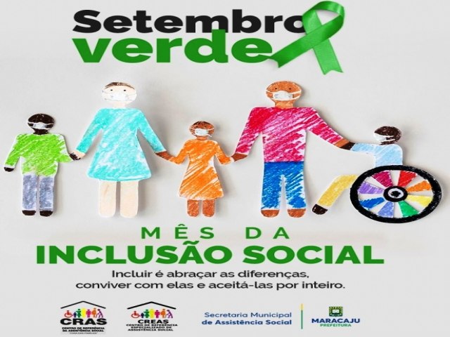 Prefeitura de Maracaju adere a campanha 'Setembro Verde' de Incluso Social da pessoa com deficincia