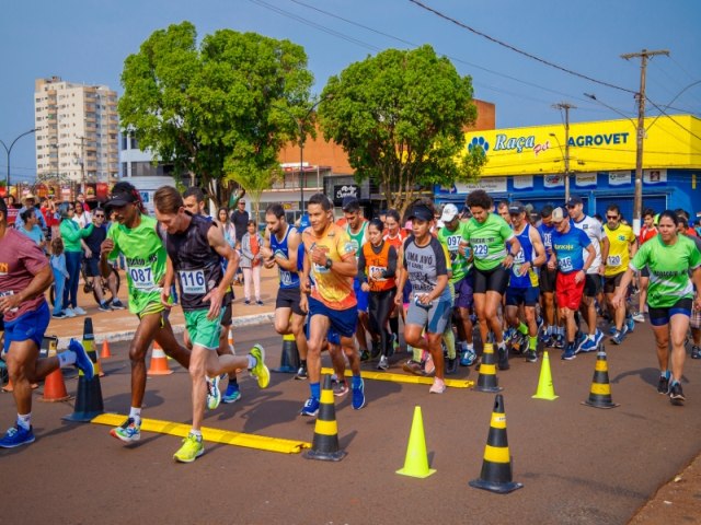 Com apoio da Prefeitura e Fundesporte 'Corrida de Rua Cidade Maracaju'  sucesso de participaes