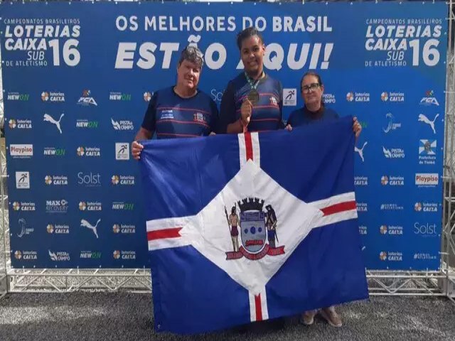 Atletas de MS faturam ouro e bronze em torneio nacional de atletismo