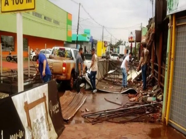 Aps temporal, Defesa Civil de MS diz estar acompanhando situao