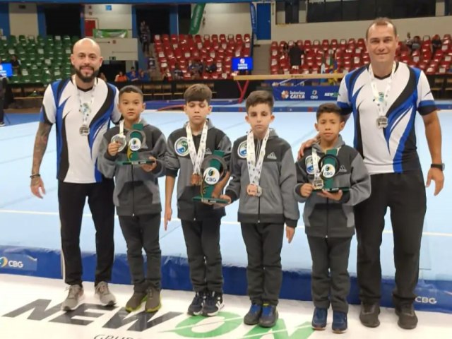 Equipe de MS fica em segundo lugar no Brasileiro de Ginstica