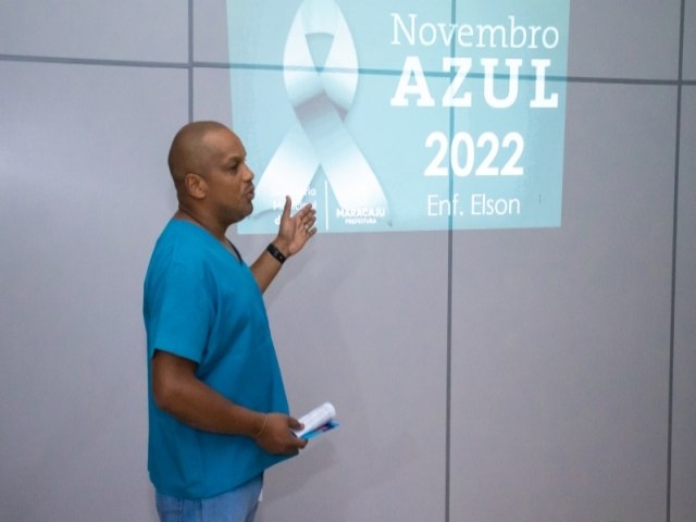 Novembro Azul: Palestra  levada a beneficirios de programas sociais do municpio